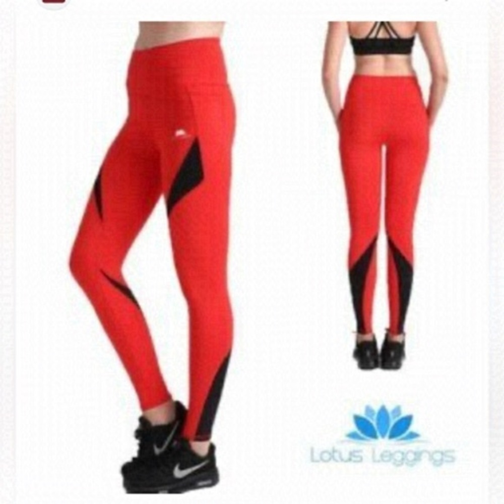 LOTUS LEGGINGS WOMENS HIGH WAISTLEGGINGS WITH SIDE POCKETS SZ XL
